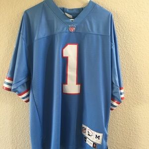 Reebok stitched warren moon jersey oilers